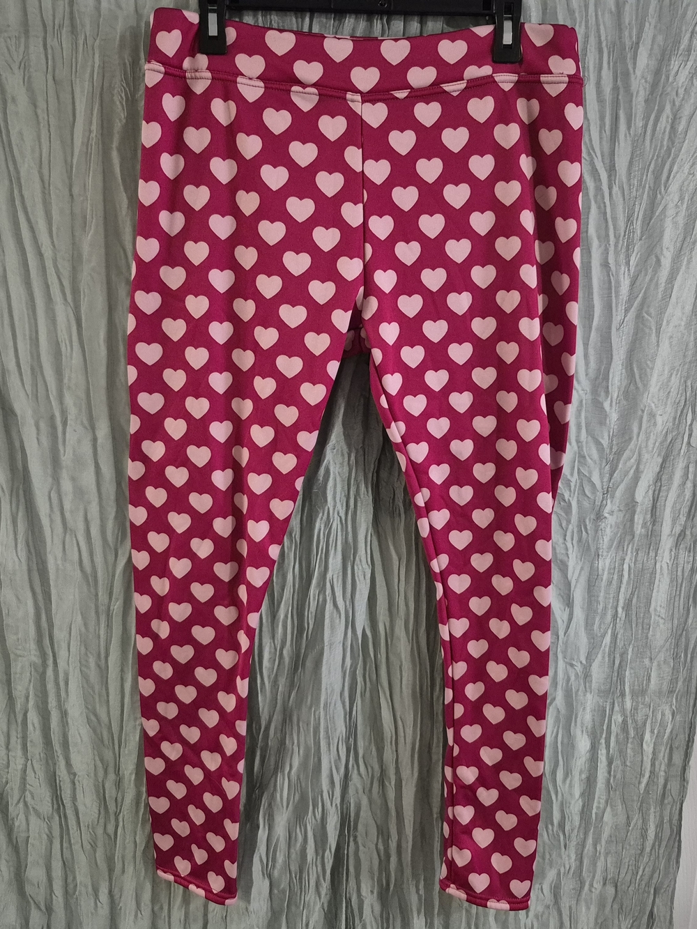 Serra Pink Heart Print Leggings
